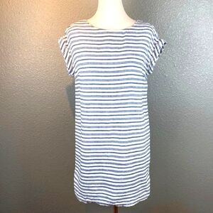 Tahari Linen Summer Shirt Dress